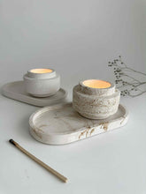 Load image into Gallery viewer, Martinique Tea Light Holder &amp; Tray
