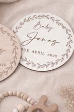Load image into Gallery viewer, Personalised Baby Announcement Photo Prop
