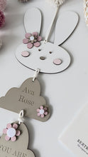 Load and play video in Gallery viewer, Personalised Bunny Wall Hanging
