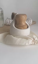 Load and play video in Gallery viewer, Wooden Brush &amp; Ceramic Holder
