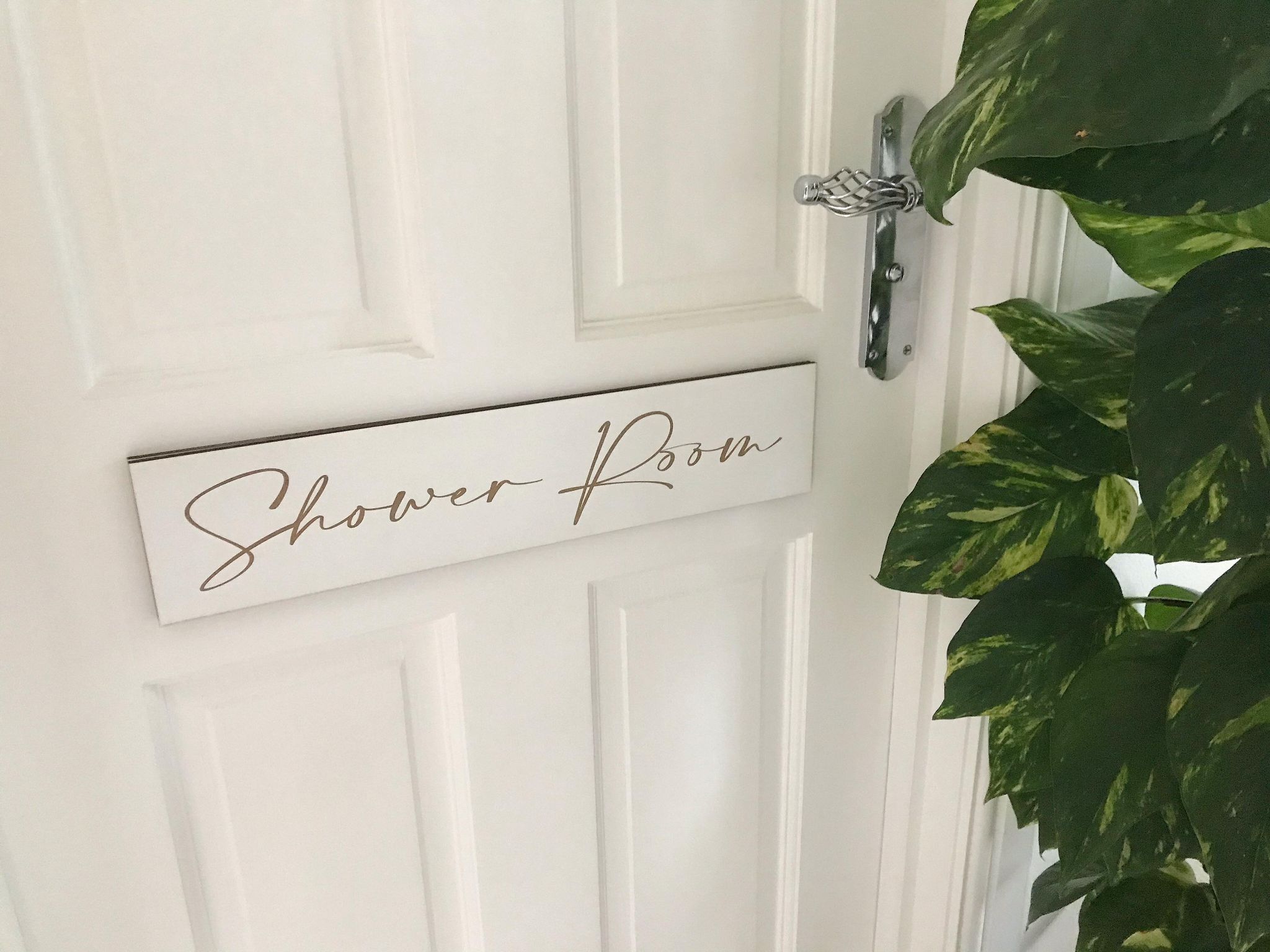 Shower Room Door Sign Divine Giftware Ltd