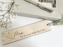 Load image into Gallery viewer, Personalised Mum Book Mark Gift
