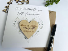 Load image into Gallery viewer, Wedding Anniversary Card 1st to 70th etc
