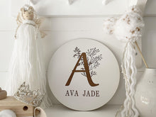 Load image into Gallery viewer, Botanical Personalised Name Disc
