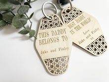 Load image into Gallery viewer, Personalised Lattice Keyring
