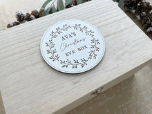 Load image into Gallery viewer, Botanical Personalised Christmas Eve Box Sign
