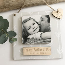 Load image into Gallery viewer, Personalised Happy Fathers Day Photo keepsake
