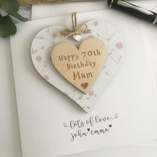 Load image into Gallery viewer, Personalised Happy 30th 40th 50th 60th 70th etc Birthday Card Mum Friend
