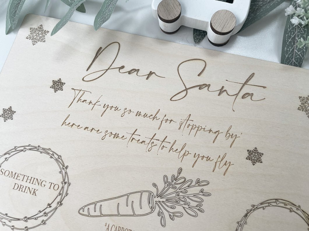 Dear Santa Treat Board